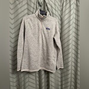 Patagonia Heather Gray Quarter-Zip Better Sweater half zip pullover size XL